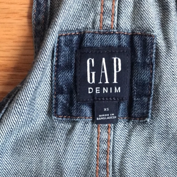 Gap lightweight soft denim overalls XS - Picture 9 of 11
